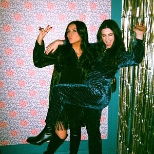 Something Navy Jordy Studded Velvet Relaxed Pants In Dark Teal NWT Size XS